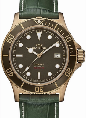 Combat SUB 42 Bronze Green Ref. GL0389,automatic watch,automatic watches for men,automatic watches for women,luxury automatic watch,minimalist automatic watch,dress automatic watch,vintage automatic watch,automatic watch sale