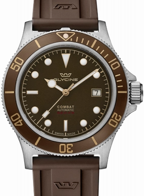 Combat SUB 42 Brown Ref. GL0328,automatic watch,automatic watches for men,automatic watches for women,luxury automatic watch,minimalist automatic watch,dress automatic watch,vintage automatic watch,automatic watch sale