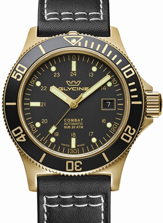 Combat SUB 42 Charcoal Gold Ref. GL0424,automatic watch,automatic watches for men,automatic watches for women,luxury automatic watch,minimalist automatic watch,dress automatic watch,vintage automatic watch,automatic watch sale