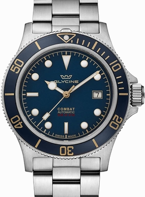 Combat SUB 42 Gilt Blue Ref. GL0485,automatic watch,automatic watches for men,automatic watches for women,luxury automatic watch,minimalist automatic watch,dress automatic watch,vintage automatic watch,automatic watch sale