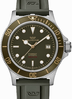 Combat SUB 42 Green Gilt Ref. GL0329,automatic watch,automatic watches for men,automatic watches for women,luxury automatic watch,minimalist automatic watch,dress automatic watch,vintage automatic watch,automatic watch sale