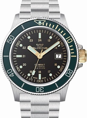 Combat SUB 42 Green Heritage Ref. GL0272,automatic watch,automatic watches for men,automatic watches for women,luxury automatic watch,minimalist automatic watch,dress automatic watch,vintage automatic watch,automatic watch sale