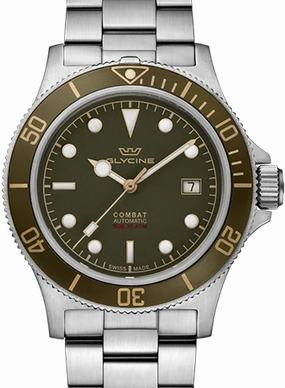 Combat SUB 42 Olive Green Ref. GL0487,automatic watch,automatic watches for men,automatic watches for women,luxury automatic watch,minimalist automatic watch,dress automatic watch,vintage automatic watch,automatic watch sale