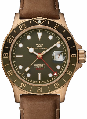 Combat SUB 42 Sports Bronze GMT Green Ref. GL0318,automatic watch,automatic watches for men,automatic watches for women,luxury automatic watch,minimalist automatic watch,dress automatic watch,vintage automatic watch,automatic watch sale