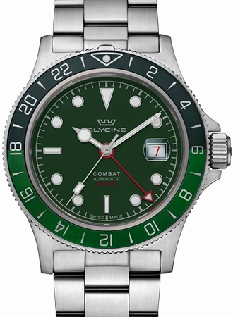 Combat SUB 42 Sports GMT Green Ref. GL0383,automatic watch,automatic watches for men,automatic watches for women,luxury automatic watch,minimalist automatic watch,dress automatic watch,vintage automatic watch,automatic watch sale