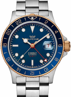 Combat SUB 42 Sports GMT Two-tone Blue Ref. GL0423,automatic watch,automatic watches for men,automatic watches for women,luxury automatic watch,minimalist automatic watch,dress automatic watch,vintage automatic watch,automatic watch sale