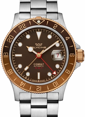 Combat SUB 42 Sports GMT Two-tone Brown Ref. GL0422,automatic watch,automatic watches for men,automatic watches for women,luxury automatic watch,minimalist automatic watch,dress automatic watch,vintage automatic watch,automatic watch sale