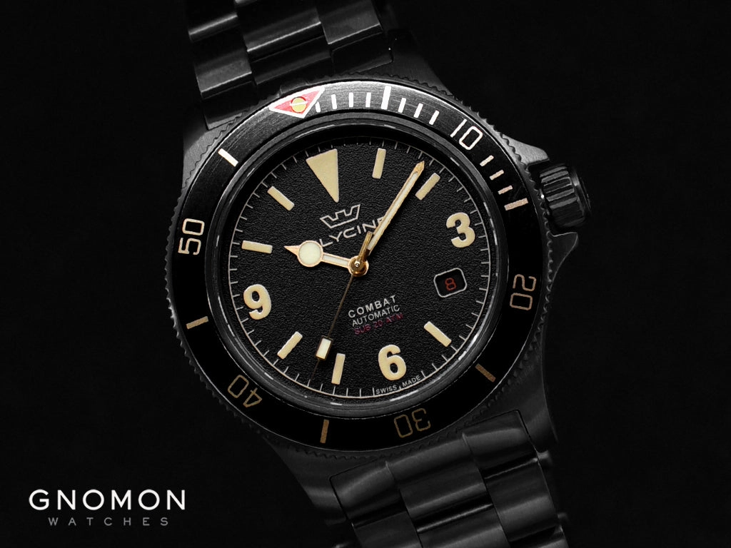 Combat SUB 42 Vintage Full-Black - Bracelet Ref. GL0290