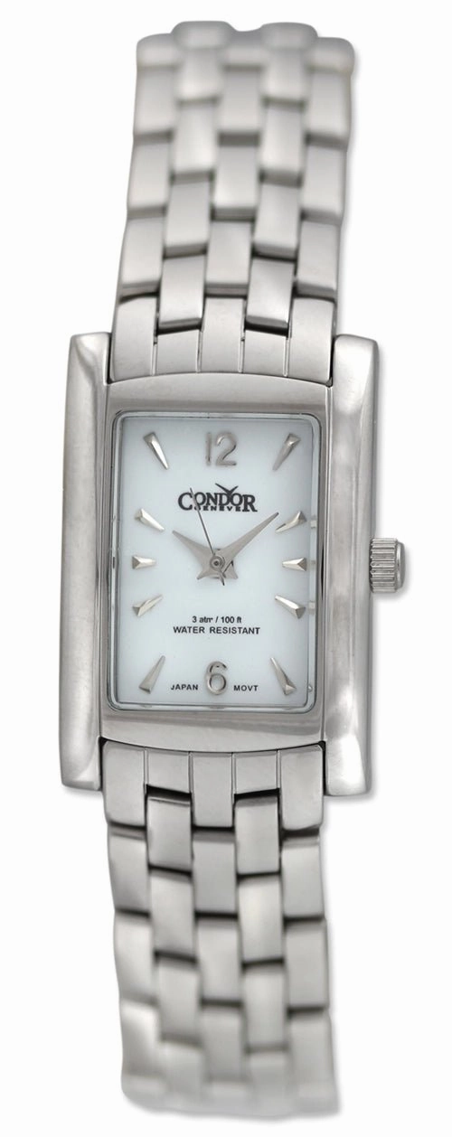 Condor Classic Stainless Steel Womens Watch White Dial CWS111 Women??s luxury watches Affordable women watches