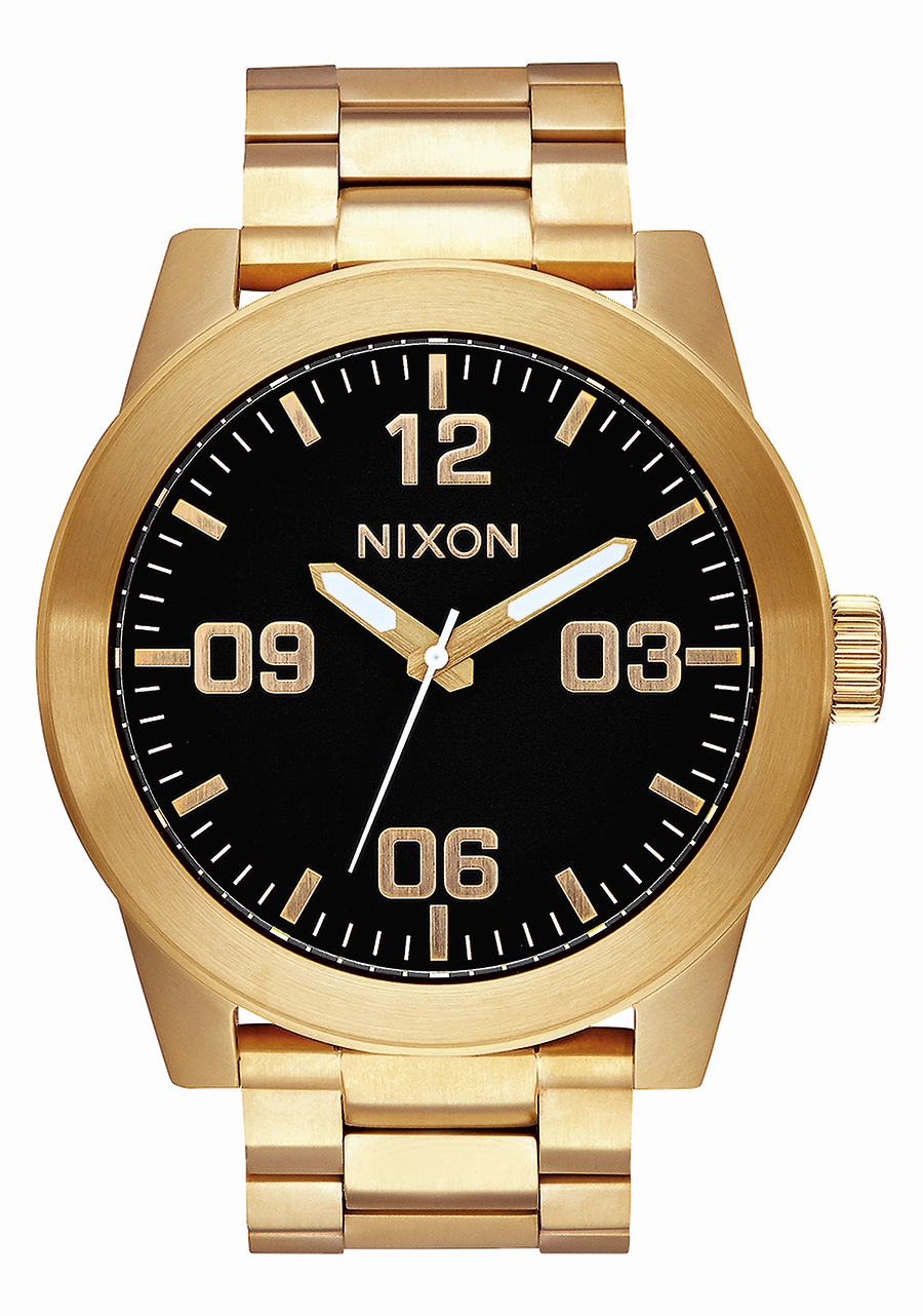 Corporal Stainless Steel - All Gold / Black stainless-steel watches stainless steel watch bands stainless steel watches cheap