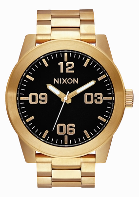 Corporal Stainless Steel - All Gold / Black stainless-steel watches stainless steel watch bands stainless steel watches cheap