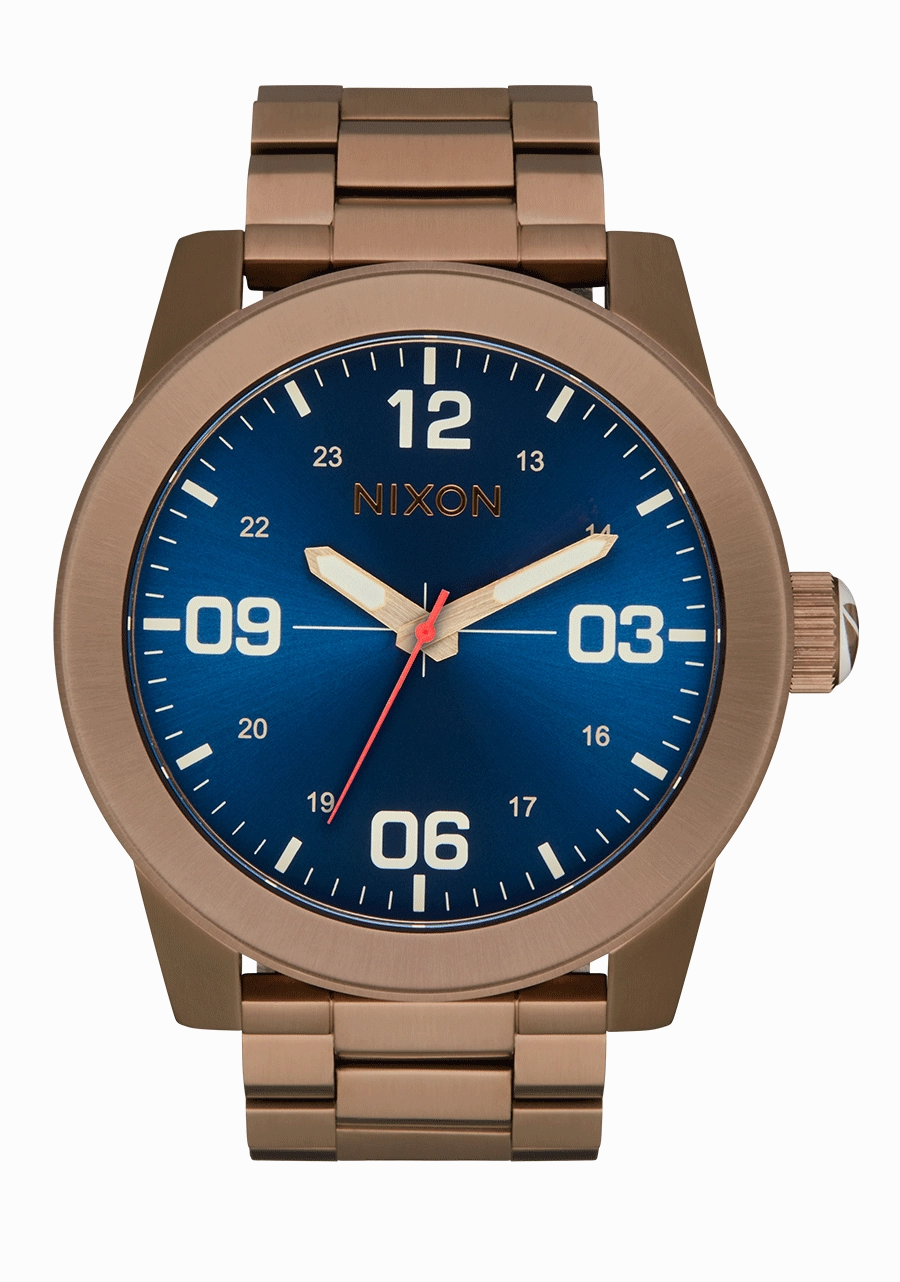 Corporal Stainless Steel - Desert Gold / Arles Blue stainless-steel watches stainless steel watch bands stainless steel watches cheap