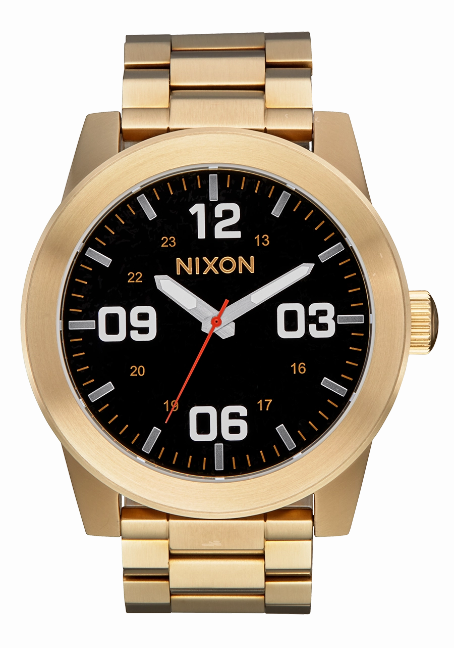 Corporal Stainless Steel - Yellow Gold / Black stainless-steel watches stainless steel watch bands stainless steel watches cheap