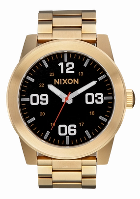 Corporal Stainless Steel - Yellow Gold / Black stainless-steel watches stainless steel watch bands stainless steel watches cheap