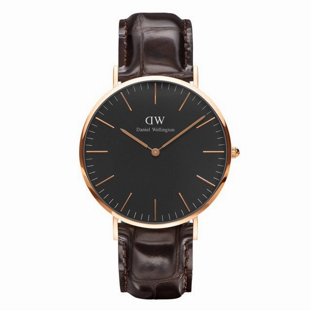 Daniel Wellington - Classic Black York 40mm oro rosato orologio uomo men's watches,best men's watches