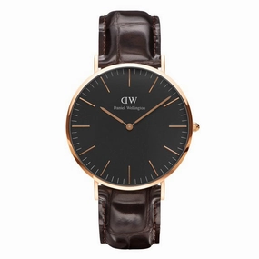 Daniel Wellington - Classic Black York 40mm oro rosato orologio uomo men's watches,best men's watches