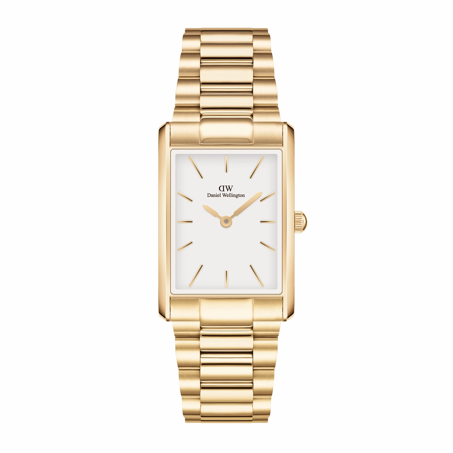 Daniel Wellington Bound 3-Link Gold White Dial Watch DW00100703 