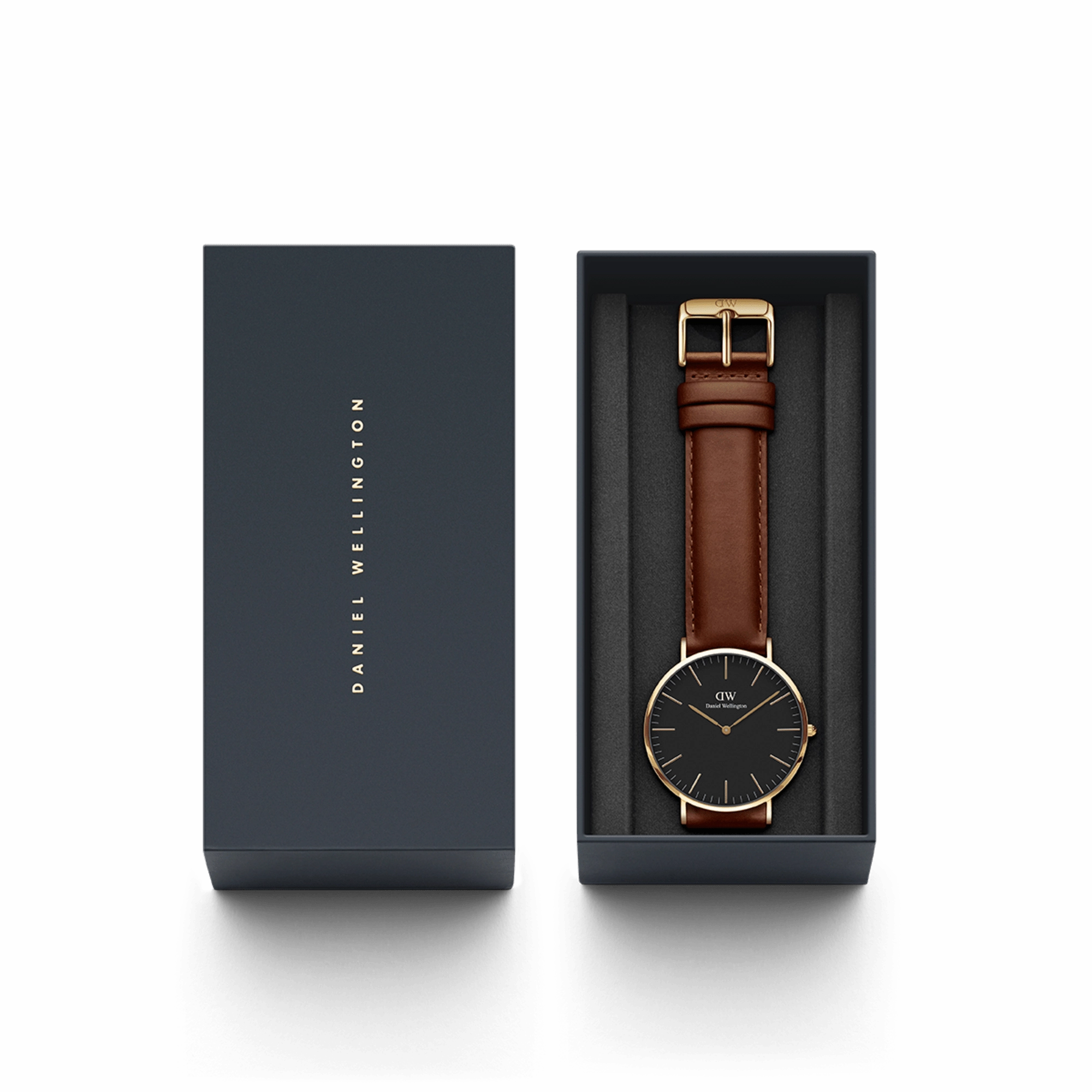 Daniel Wellington Classic 40mm St Mawes Black Dial Watch DW00100543