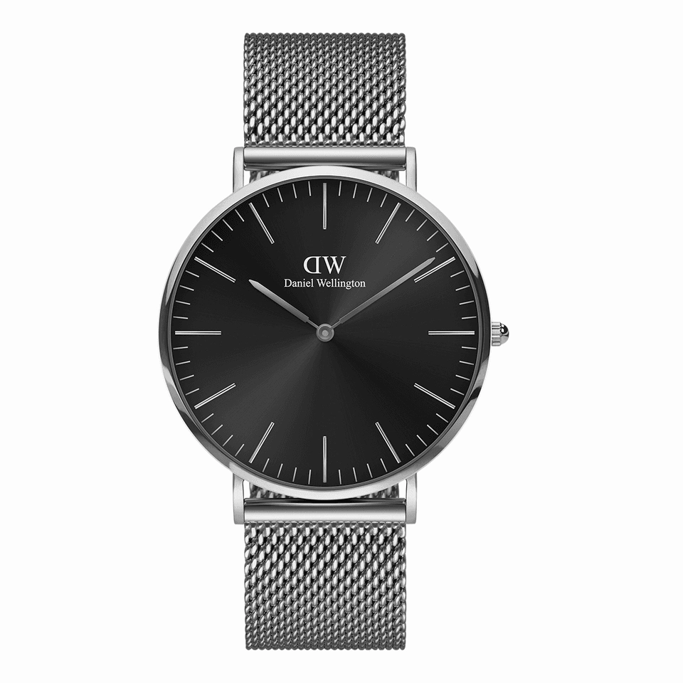Daniel Wellington Classic 40mm Sterling Onyx Watch DW00100629,quartz watch, quartz watches for men, quartz watches for women, best quartz watch, minimalist quartz watch, luxury quartz watch, waterproof quartz watch,analog quartz watch, digital quartz watch