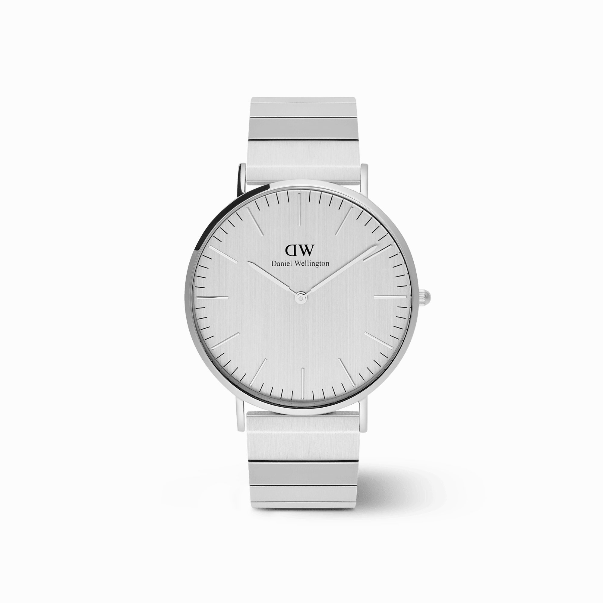 Daniel Wellington Classic Piano Link Silver Unitone Watch 