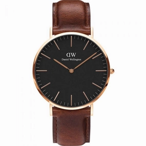 Daniel Wellington Classic St Mawes DW00100124 Affordable Leather Watch Leather Watch Discount