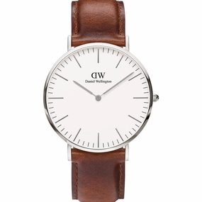 Daniel Wellington DW00100021 Classic St. Mawes Affordable Leather Watch Leather Watch Discount