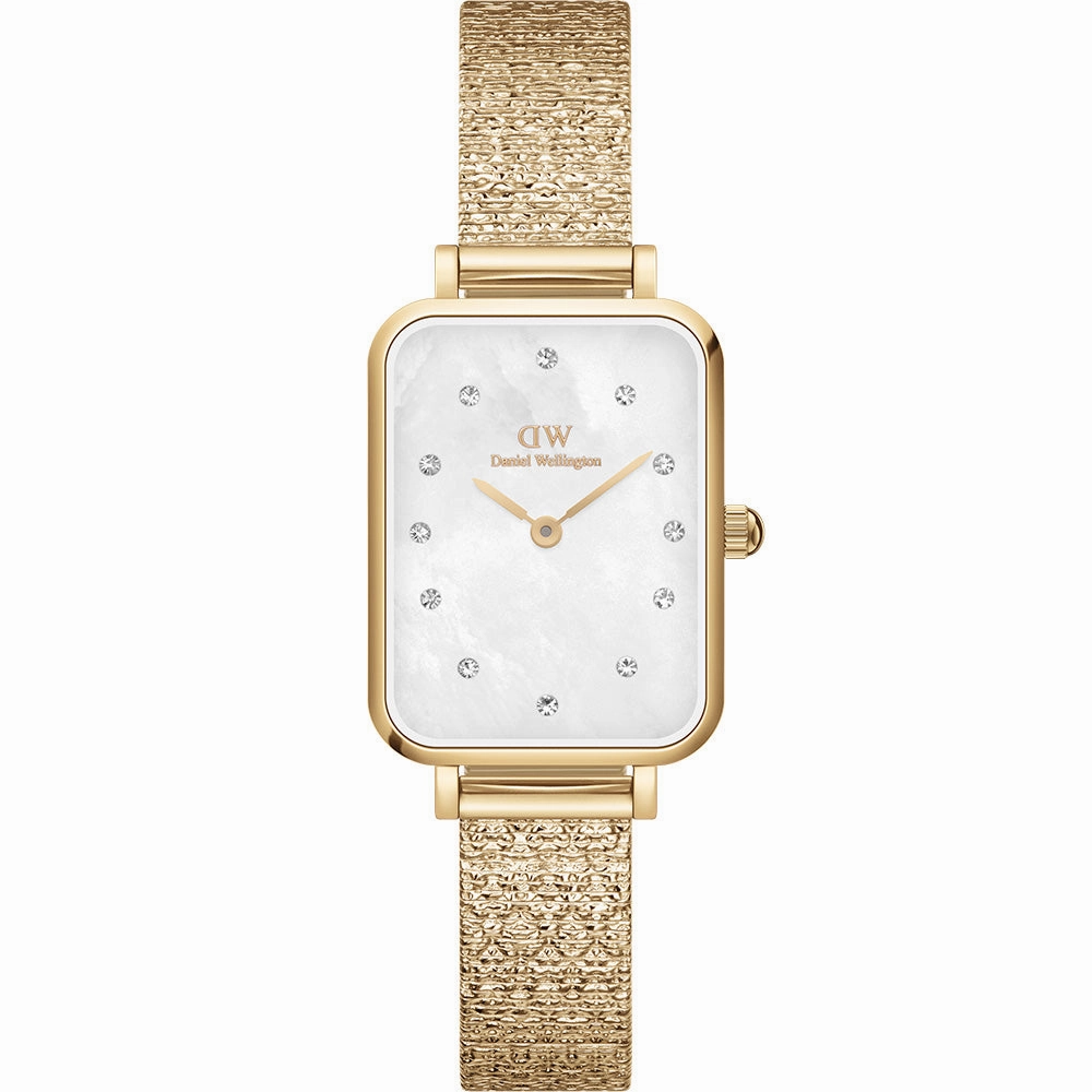 Daniel Wellington DW00100582 Quadro Lumine stainless steel watch clasp High quality stainless steel watch