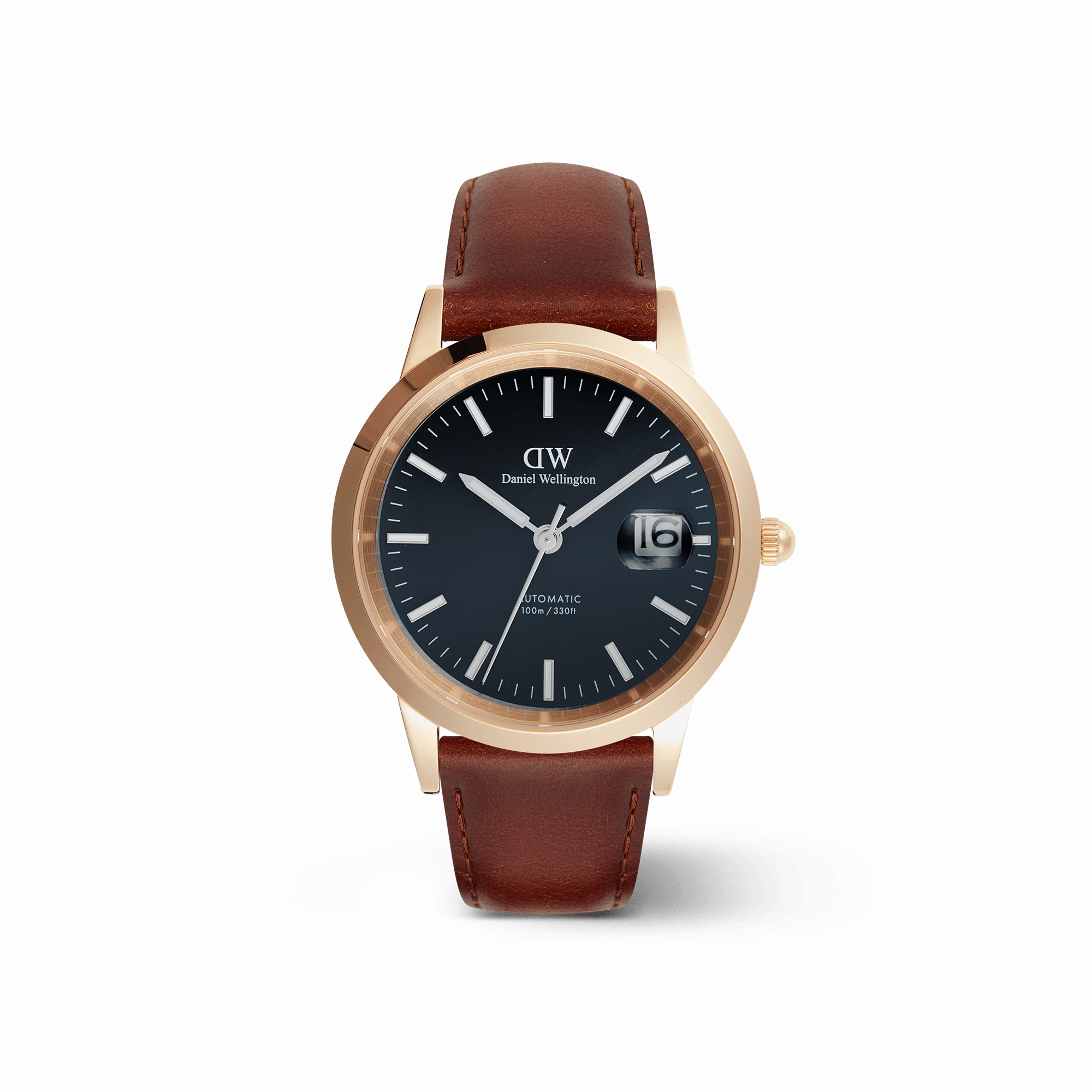 Daniel Wellington Iconic St Mawes Automatic Rose Gold Watch 