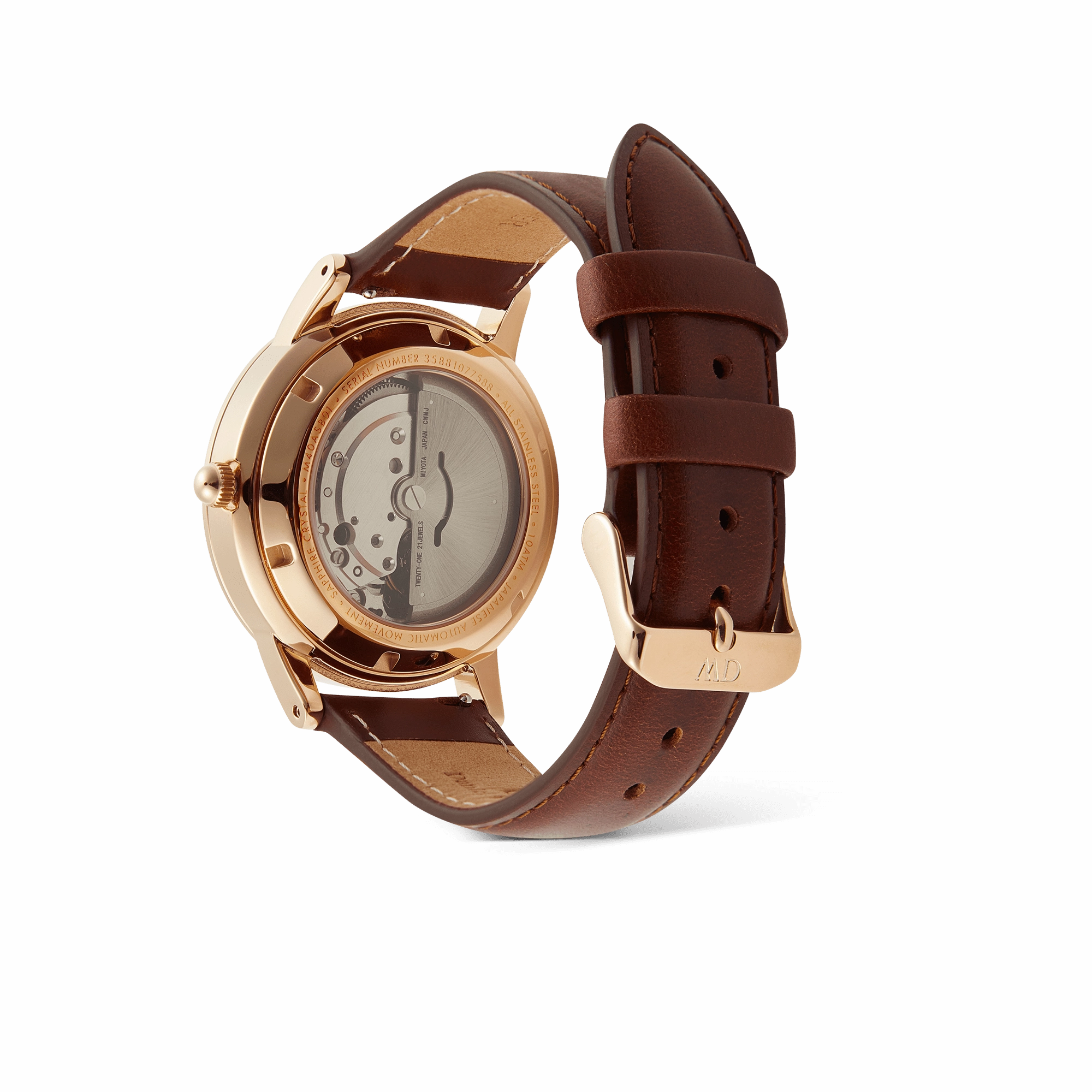 Daniel Wellington Iconic St Mawes Automatic Rose Gold Watch