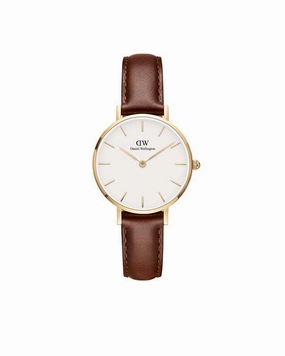 Daniel Wellington Petite 28 St Mawes Gold White Watch 