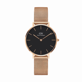 Daniel Wellington Petite 32mm Melrose RG Black Watch DW00100161 