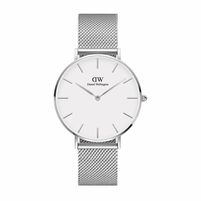 Daniel Wellington Petite 36mm Sterling White Dial Watch DW00100306 