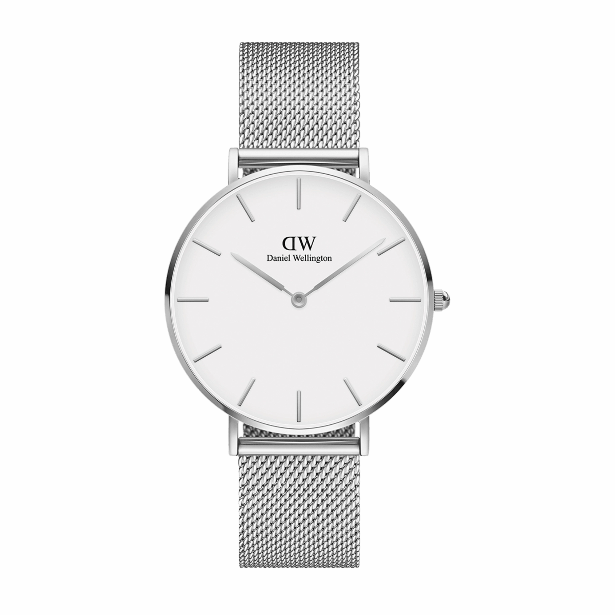Daniel Wellington Petite 36mm Sterling White Dial Watch DW00100306 