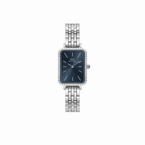 Daniel Wellington Quadro 20X26mm Bezel 5-Link Arctic Sunray Watch DW00100670 