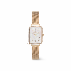 Daniel Wellington Quadro Crystal Zodiac Evergold Watch 