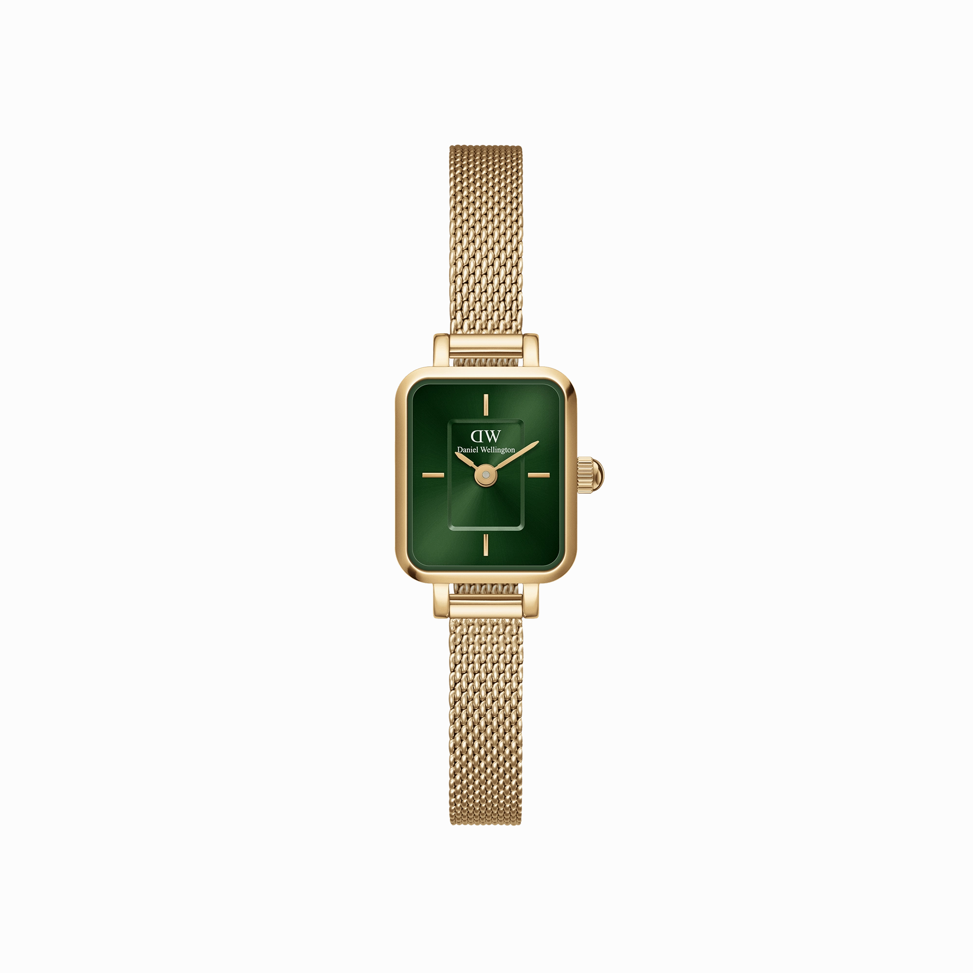 Daniel Wellington Quadro Mini 15x18mm Evergold G Emerald DW00100653,quartz watch, quartz watches for men, quartz watches for women, best quartz watch, minimalist quartz watch, luxury quartz watch, waterproof quartz watch,analog quartz watch, digital quartz