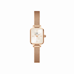 Daniel Wellington Quadro Mini 15x18mm Melrose RG Champagne DW00100651,quartz watch, quartz watches for men, quartz watches for women, best quartz watch, minimalist quartz watch, luxury quartz watch, waterproof quartz watch,analog quartz watch, digital quar