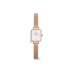 Daniel Wellington Quadro Mini Crystal Zodiac Melrose Watch 