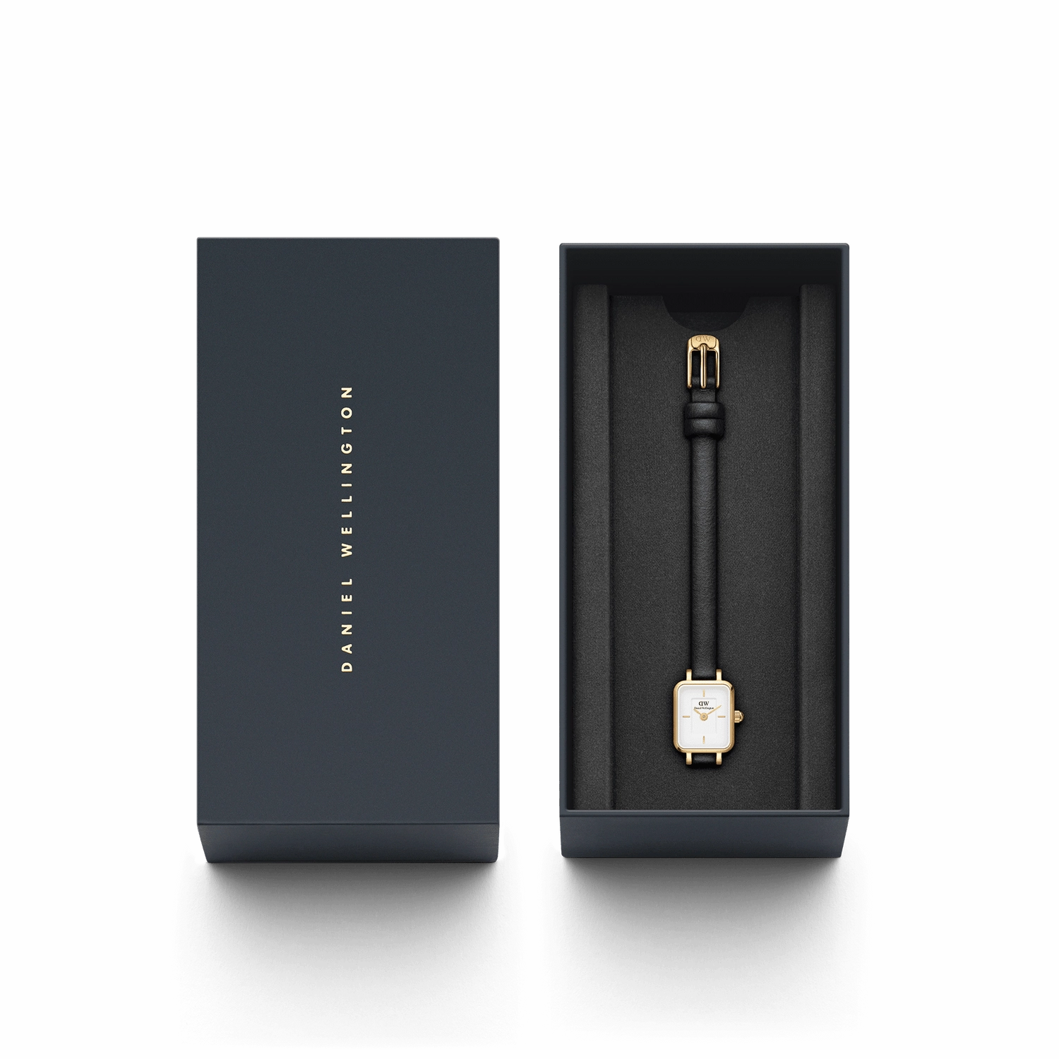 Daniel Wellington Quadro Mini Sheffield Gold Watch DW00100729
