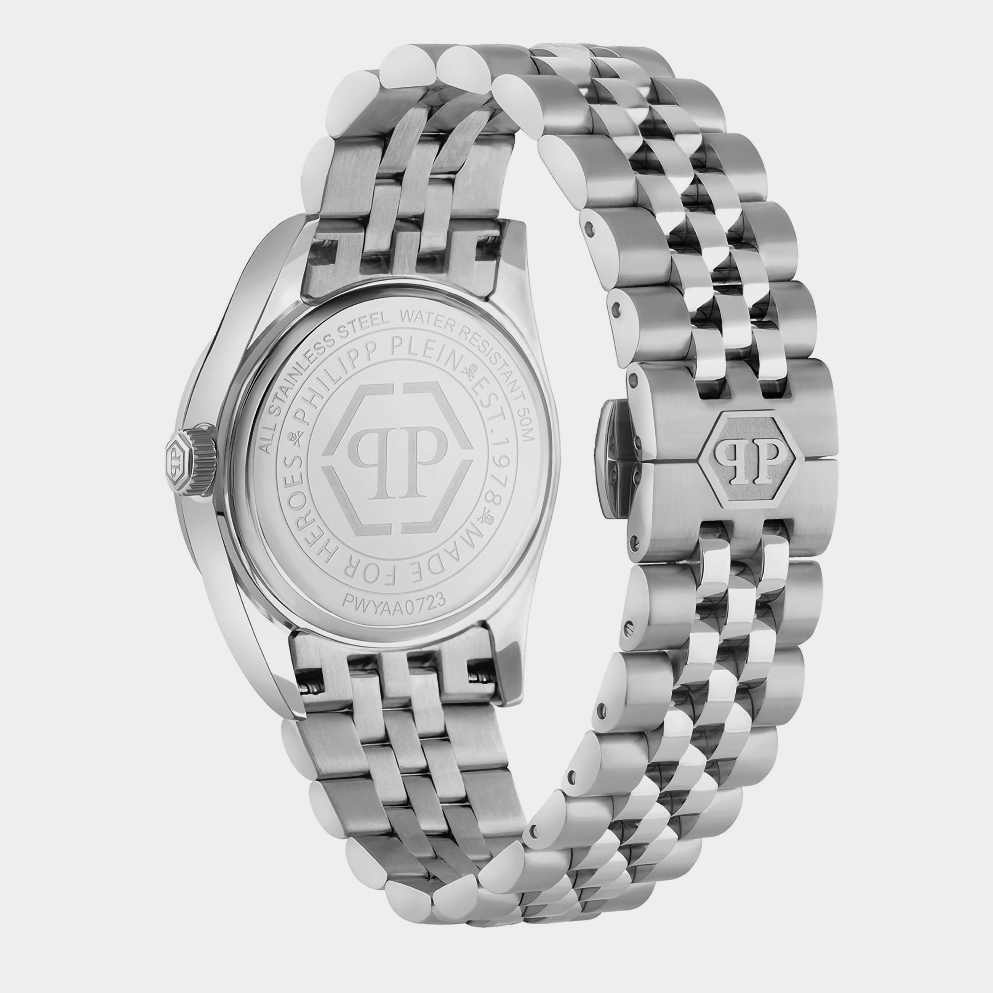 Date Superlative Women's Silver Analog Stainless Steel Watch PWYAA0723