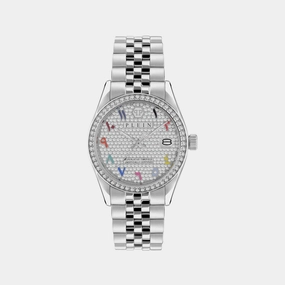 Date Superlative Women's Silver Analog Stainless Steel Watch PWYAA0723 women watches best women watches affordable women's watches branded women watches