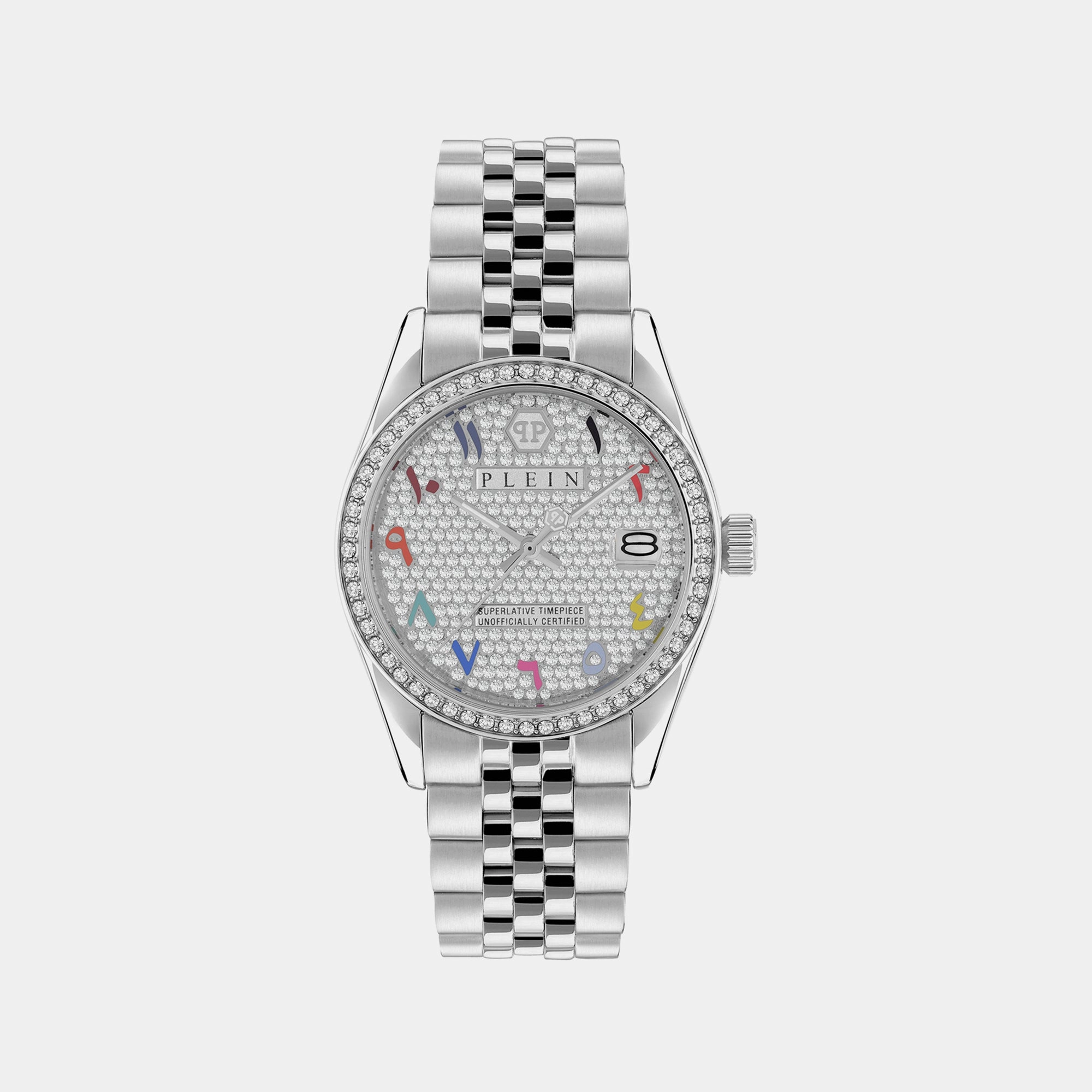 Date Superlative Women's Silver Analog Stainless Steel Watch PWYAA0723 women watches best women watches affordable women's watches branded women watches