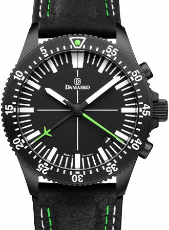 DC82 Green Black  - Central Minutes Chrono,automatic watch,automatic watches for men,automatic watches for women,luxury automatic watch,minimalist automatic watch,dress automatic watch,vintage automatic watch,automatic watch sale