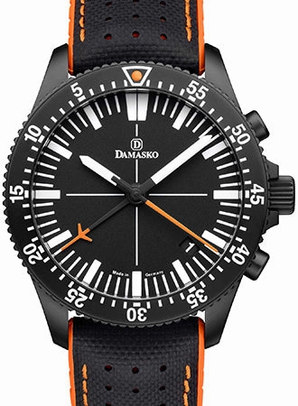 DC82 Orange Black  - Central Minutes Chrono,automatic watch,automatic watches for men,automatic watches for women,luxury automatic watch,minimalist automatic watch,dress automatic watch,vintage automatic watch,automatic watch sale