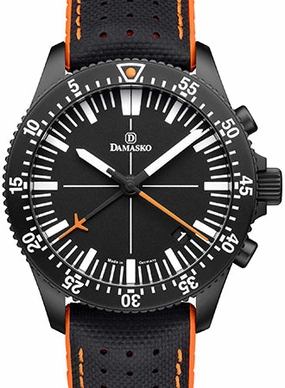DC82 Orange Black  - Central Minutes Chrono,automatic watch,automatic watches for men,automatic watches for women,luxury automatic watch,minimalist automatic watch,dress automatic watch,vintage automatic watch,automatic watch sale