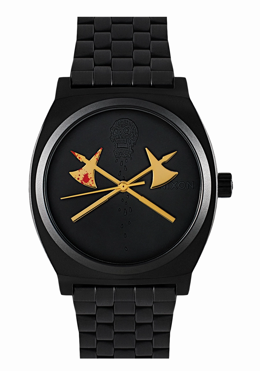 Death Clock III - All Black / Gold stainless-steel watches stainless steel watch bands stainless steel watches cheap