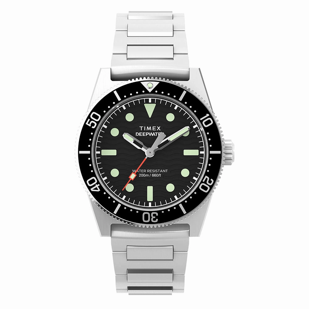 Deepwater Reef 200 3-Hand 40mm Stainless Steel Band stainless-steel watches stainless steel watch bands stainless steel watches cheap