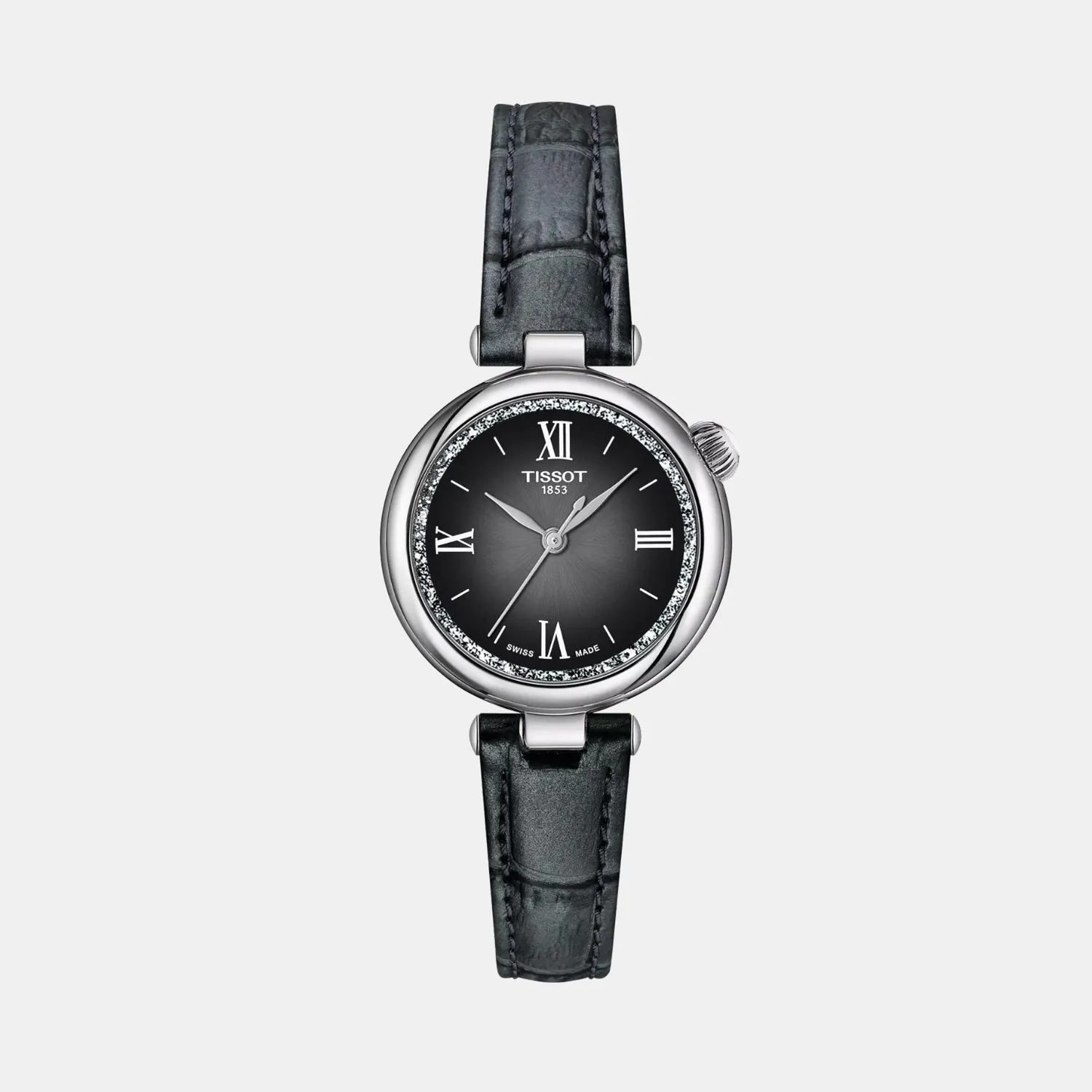 Desir Women Quartz Silver And Black Dial Analog Leather Watch T1520101603800 budget    watches    watches classic