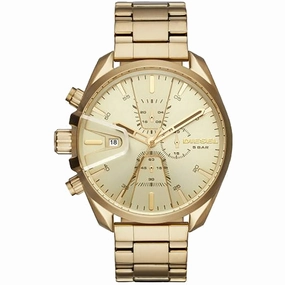 Diesel Men's Watch - MS9 Quartz Chronograph Yellow Gold Steel Bracelet | DZ4475 