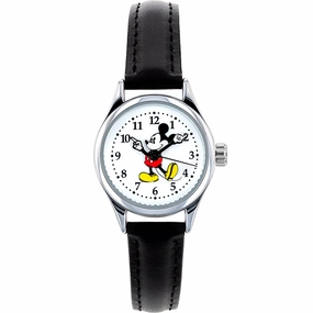Disney TA56752 Petite Mickey Mouse Youth Affordable Leather Watch Leather Watch Discount